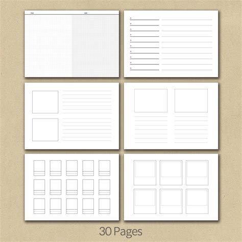 Goodnotes Paper Templates - Content Calendar Template