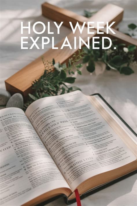 Image result for Holy Week Explained