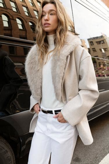 Women's Faux Fur Coats | ZARA India
