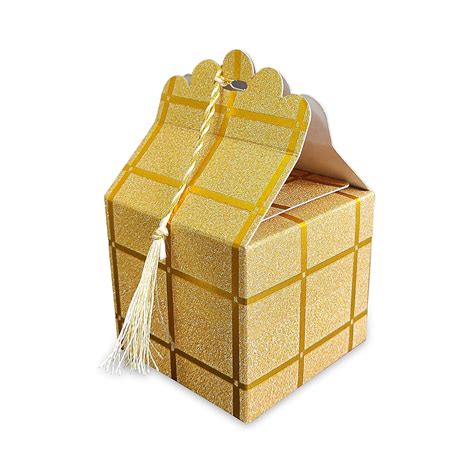 PRIVA Set of 35 GOLDEN Empty Paper Box, Gift Box, Empty Folding Paper ...