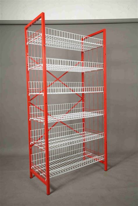 RAK WARUNG SEMBAKO TIPE R-06 BIG, 6 SUSUN KERANJANG