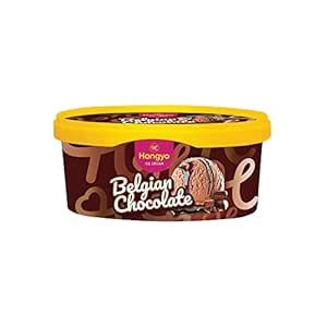 Hangyo Belgian Chocolate Ice Cream, 1 L : Amazon.in: Grocery & Gourmet ...