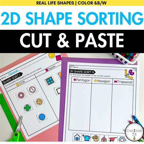 Image result for Sorting Shapes Worksheet
