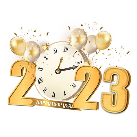 2023 New Year Countdown Clock Balloon, Countdown, Happy New Year, Clock ...