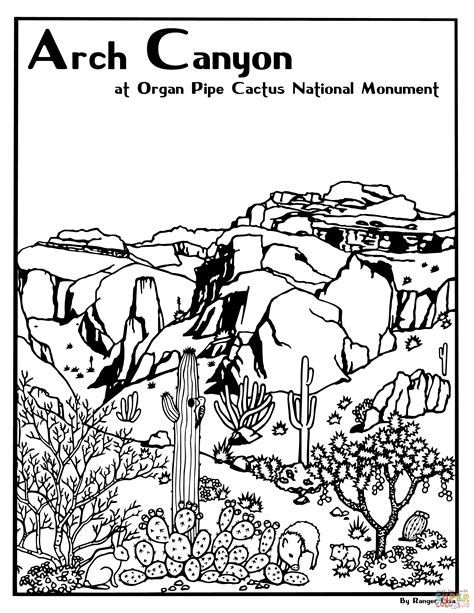 Grand Canyon Coloring Sheet [2025]