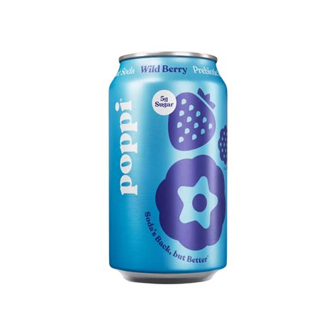 Poppi Wild Berry Prebiotic Beverage 12 fl oz - Orgánica Store Panamá
