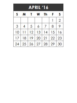 Denton Creek Elementary School - School District Instructional Calendar ...