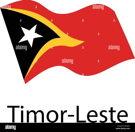 Flag of the democratic republic of timor leste hi-res stock photography and images - Alamy