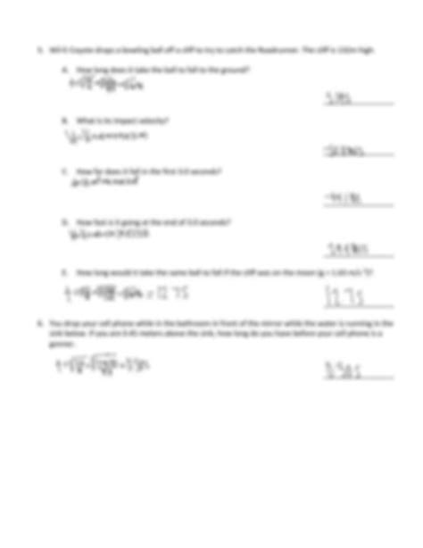 Image result for Free Fall Physics Problems