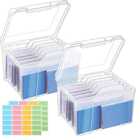 Amazon.com: Sabary 2 Set Greeting Card Storage Organizer Box Organizer ...