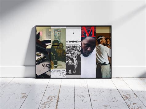 Kendrick Lamar Poster - Kendrick Lamar Album Covers Poster Print – Ink ...