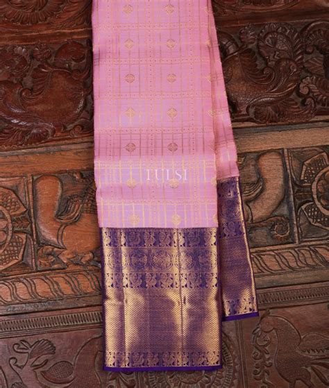 Buy Pink Kanjivaram Silk Saree T672275