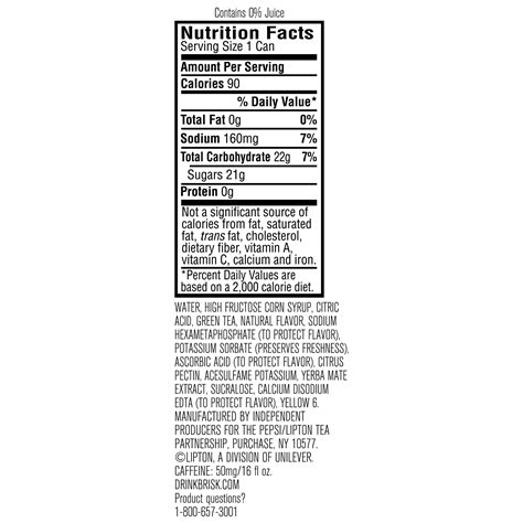 Arizona Arnold Palmer Nutrition Facts Caffeine – Besto Blog