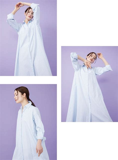 【S SYBILLA】SS 2024 - Stripe shirt dress -｜2024.04.12｜イトキンオンラインストア