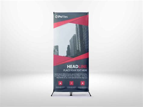 Free Rollup X Standee Banner Mockup (PSD), 55% OFF