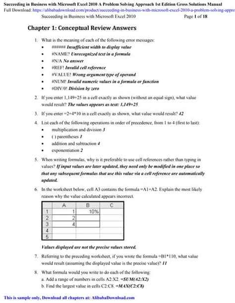 Image result for Solving Business Problems Excel