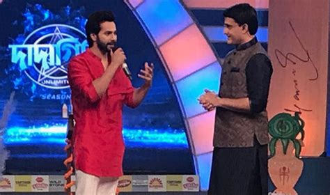 Varun Dhawan makes Sourav Ganguly dance to 'Oonchi Hai Building' from ...