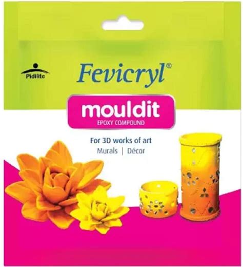 PIDILITE Creative Clay Pack 5-Piece Set for Easy Moulding and Crafting