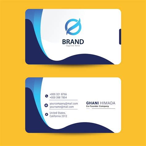 Business Card Design Front and Back 的图像结果