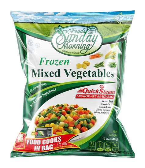 Frozen Mixed Vegetables 12 OZ (340 g)