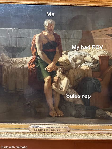 Art mimics life : r/salesengineers