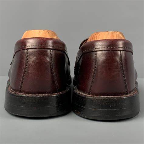 ALDEN Size 6.5 Burgundy Leather Penny Loafers at 1stDibs | alden ...