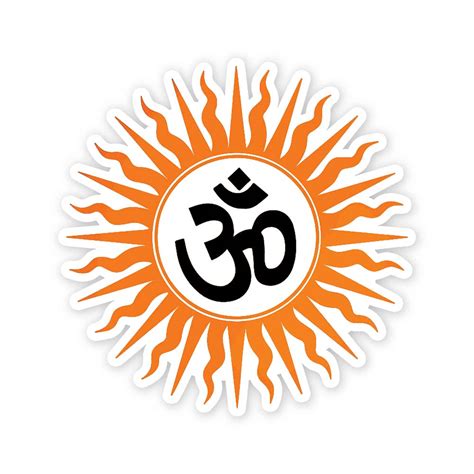 Om Round Sticker – Fantastick