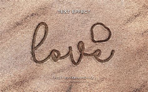 Love text effect | Premium PSD