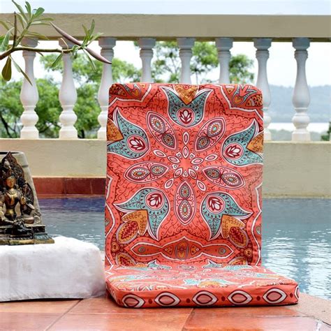 Orange Foldable Meditation Chair