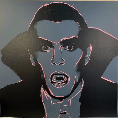 Andy Warhol - "dracula" From Myth Portfolio Auction