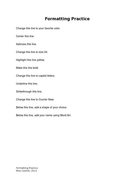 Image result for Microsoft Word Formatting Test Assignment Tutorial