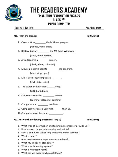 Role of Computer Class 2 的图像结果