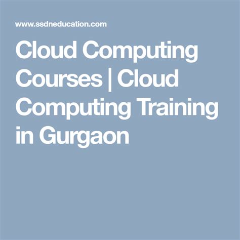 2 year cloud computing courses in canada