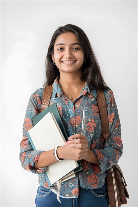 A girl with a backpack that says quot she is holding a book quot ...