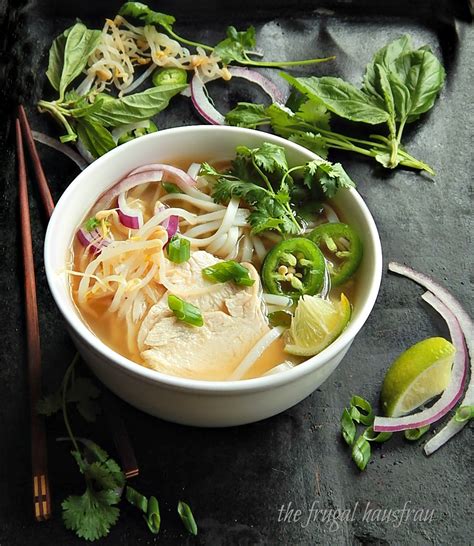 Shortcut Pho Ga (Vietnamese Chicken Noodle Soup) or Pho Ga Tay Instant ...
