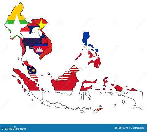 Map Of Asia With Flags Asia Map / Map Of Asia Maps, Facts And