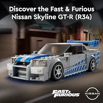 LEGO Speed Champions 2 Fast 2 Furious Nissan Skyline GT-R (R34) 76917 ...