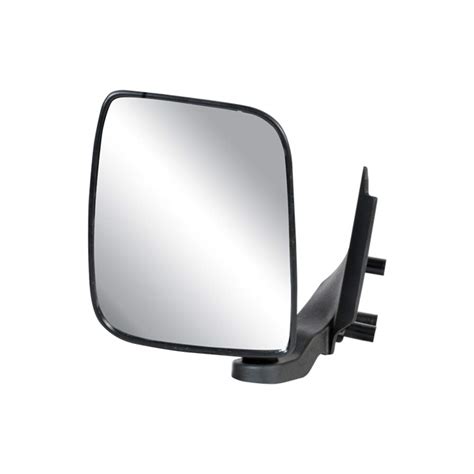 UNO MINDA RV-14001L Shatterproof Glass Rear View Mirror (Black)- Left ...