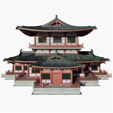 Ancient Chinese Architecture Drawing
