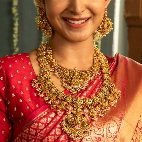 Shop Tarinika's Aditya Temple Antique Necklace | Indian Jewelry ...