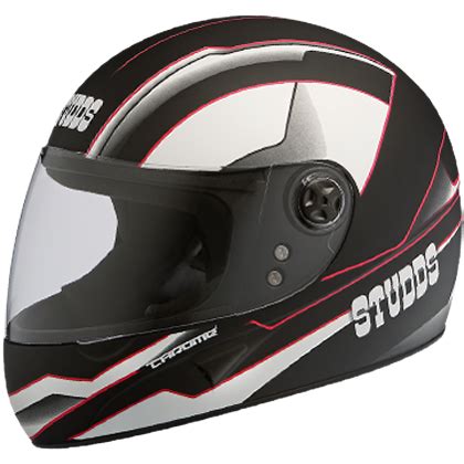 Studds Chrome D4 Decor Black N8 Helmet | Shop Helmets at BIKERSTORE.IN ...