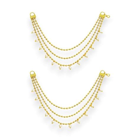 Buy ACCESSHER Women's & Girls' Gold-Plated Multi-Layer Pearl Drop ...