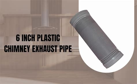 Shiva Enterprises 6 Inch Plastic Chimney Exhaust Pipe | Lightweight and ...