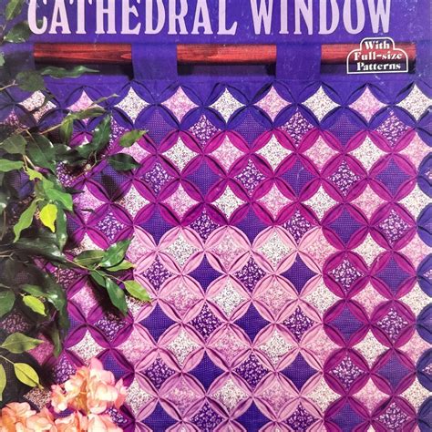 Image result for Cathedral Window Quilt Pattern Books