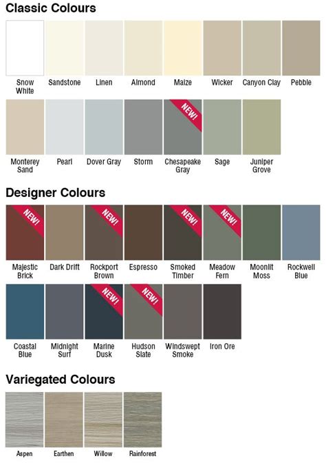 Image result for CertainTeed Monogram Siding Color Chart