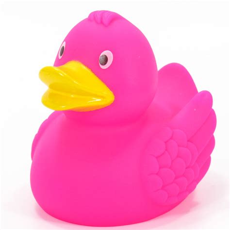 Pink Flamingo Rubber Duck Bath Toy by LiLaLu | Ducks in the Window