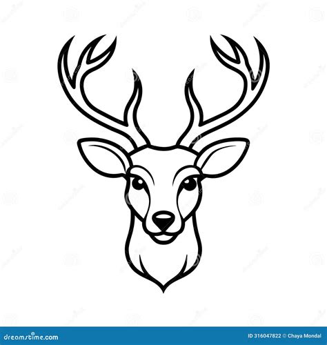 How To Draw A Head Of A Deer