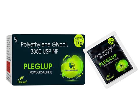 Polyethylene Glycol 3350 | Pleglup Powder Sachet - Plenum Biotech