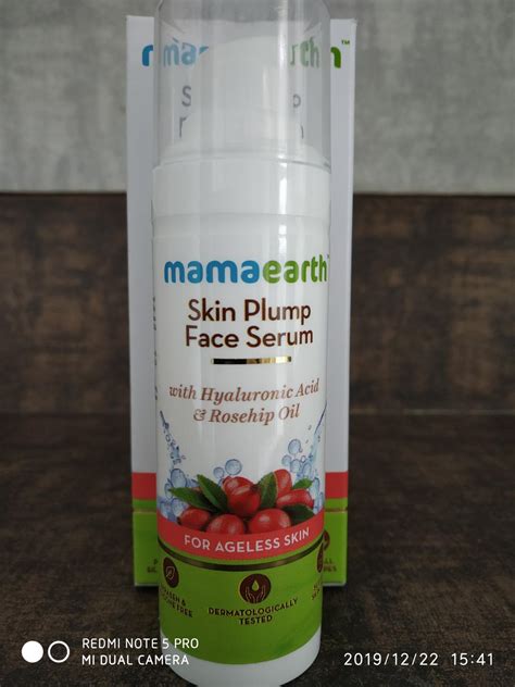 Mamaearth Skin Plump Face Serum Anti Aging Cream For Glowing Skin, With ...