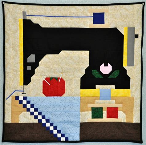 Sewing Machine Quilt Pattern - 3 sizes - PDF